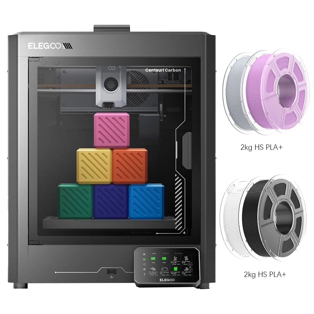 Elegoo Centauri Carbon 3D printeris + 4kg plastiko rinkinys - Robohouse